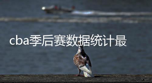 cba季后赛数据统计最新排名 郭艾伦领跑单场得分